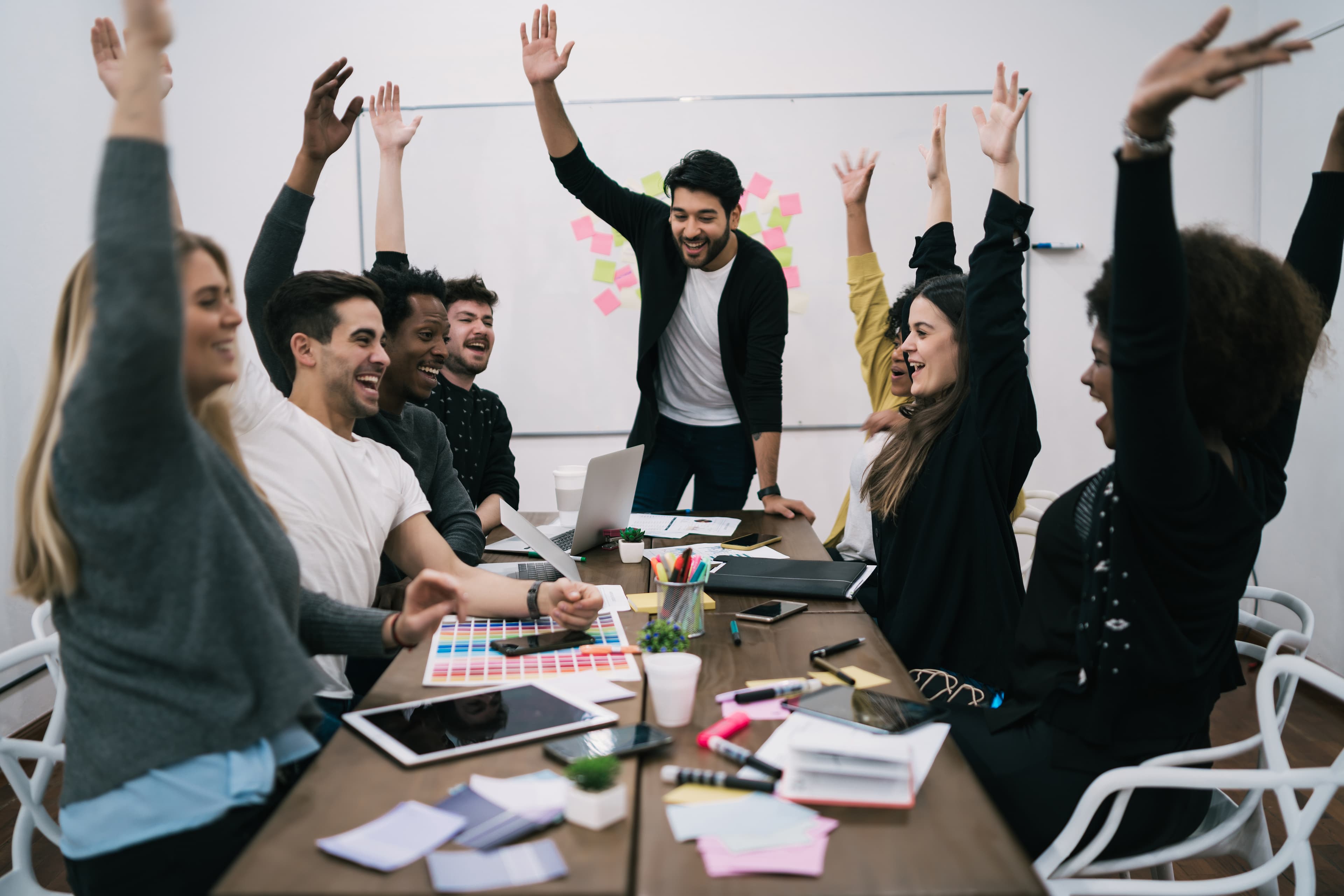 Team using Hubnity employee activity insights