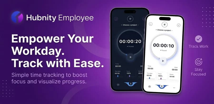 Hubnity Employee personal work record