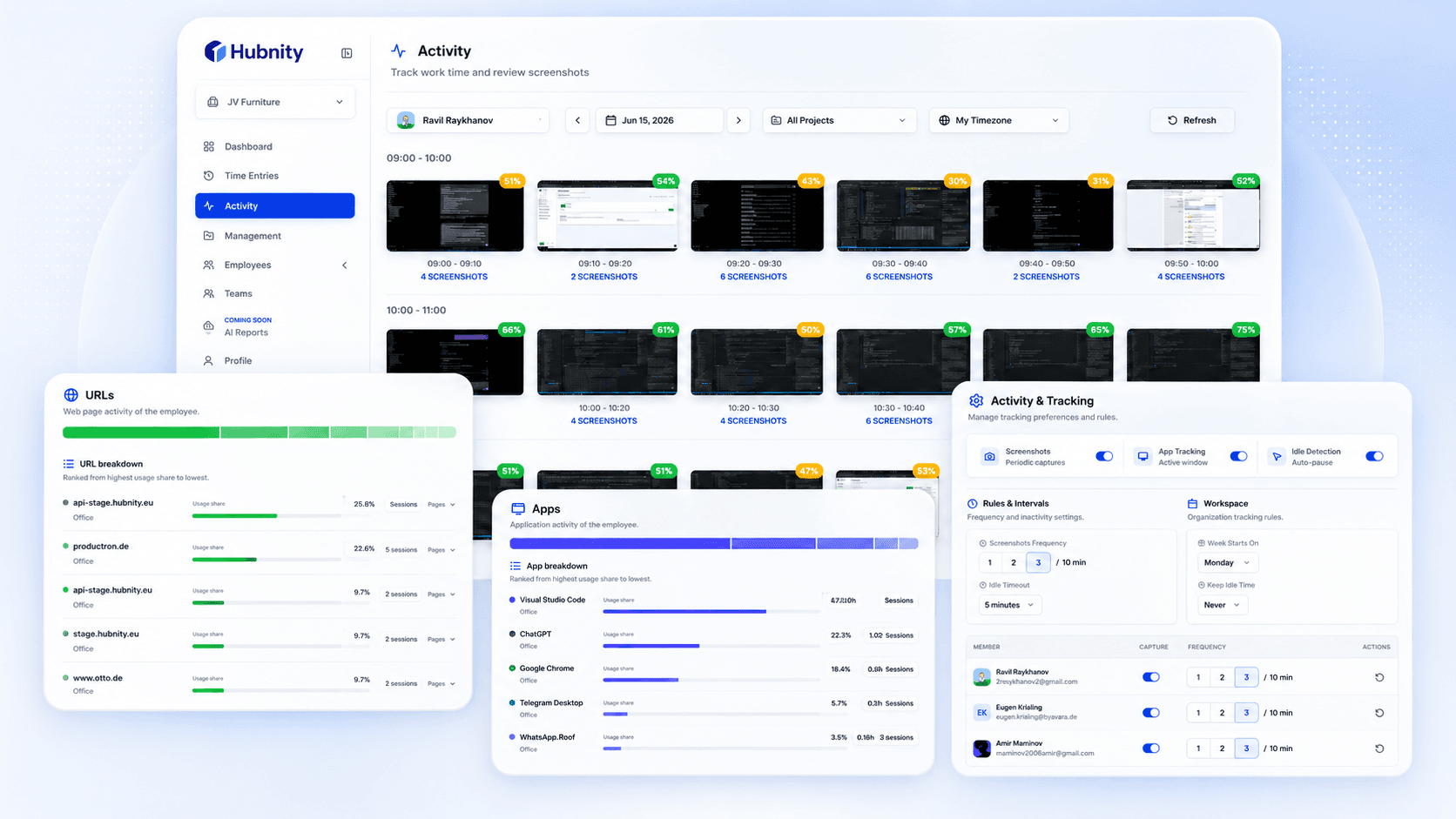 Hubnity product update preview for timesheet approvals