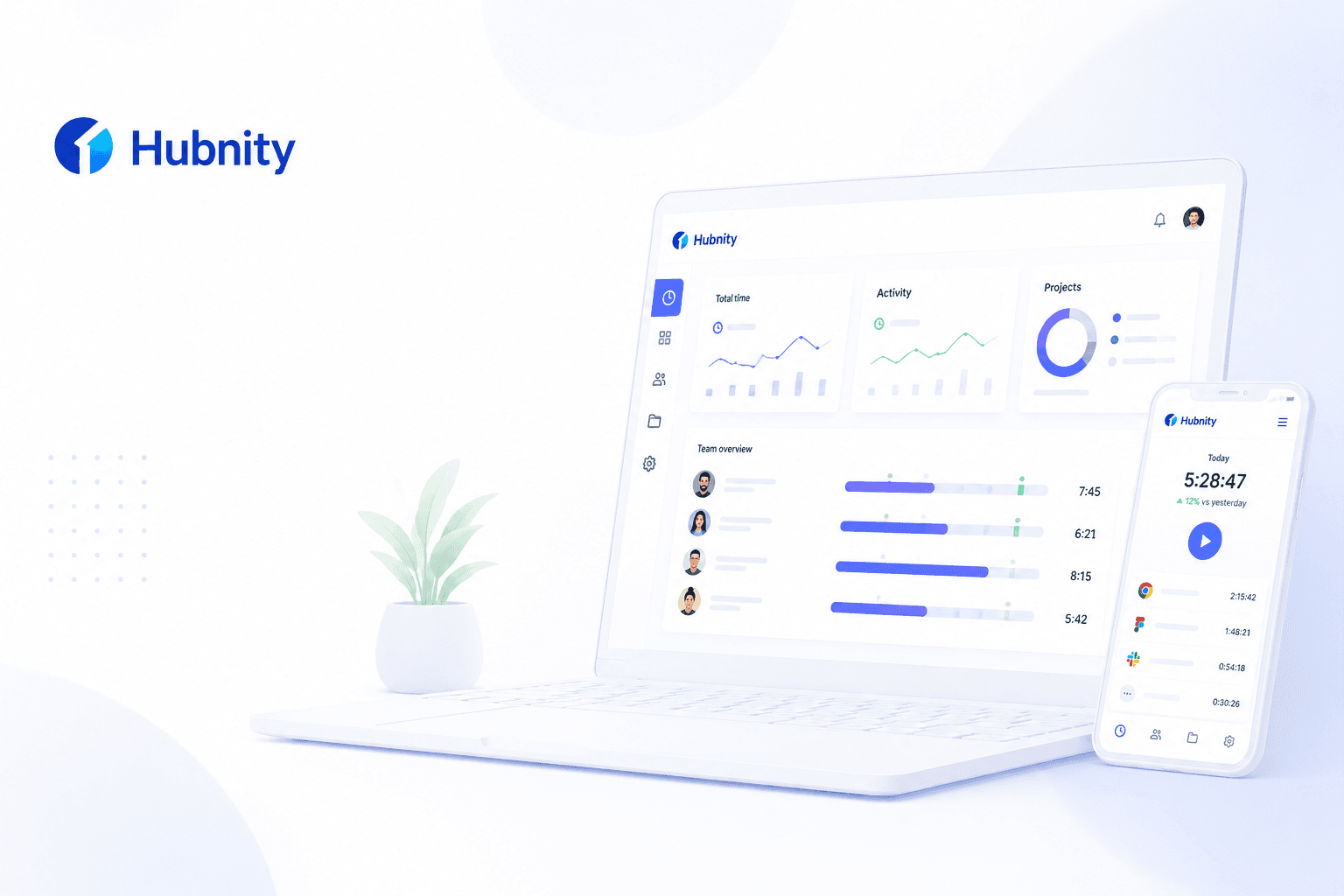 Hubnity automated timesheets workspace