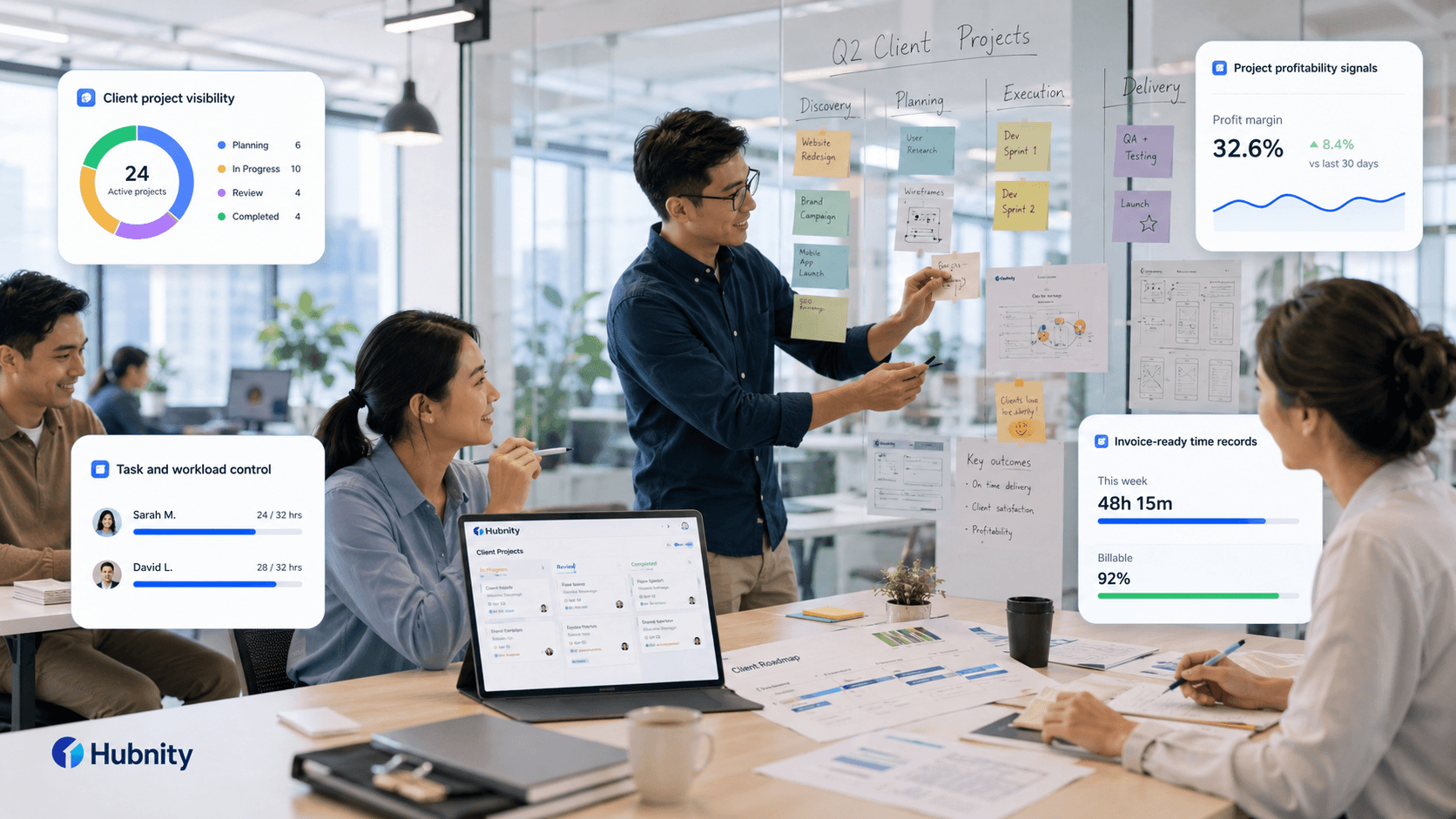 Agencies: Manage client projects