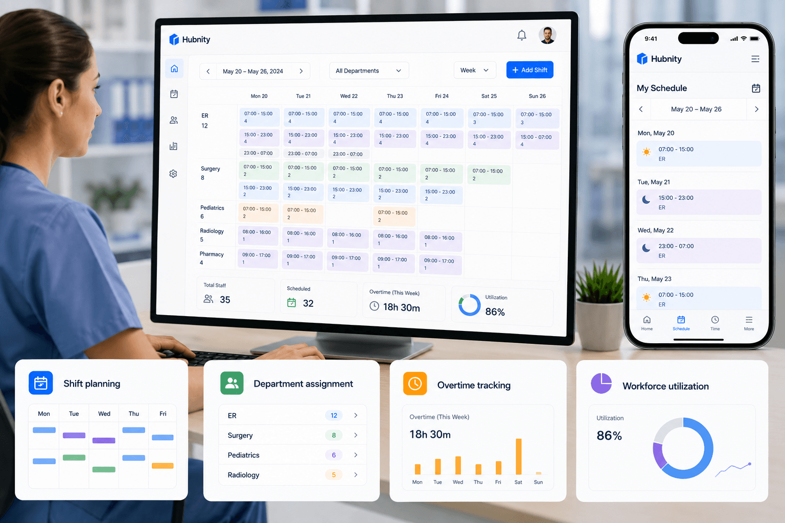 Healthcare: Simplify staff scheduling
